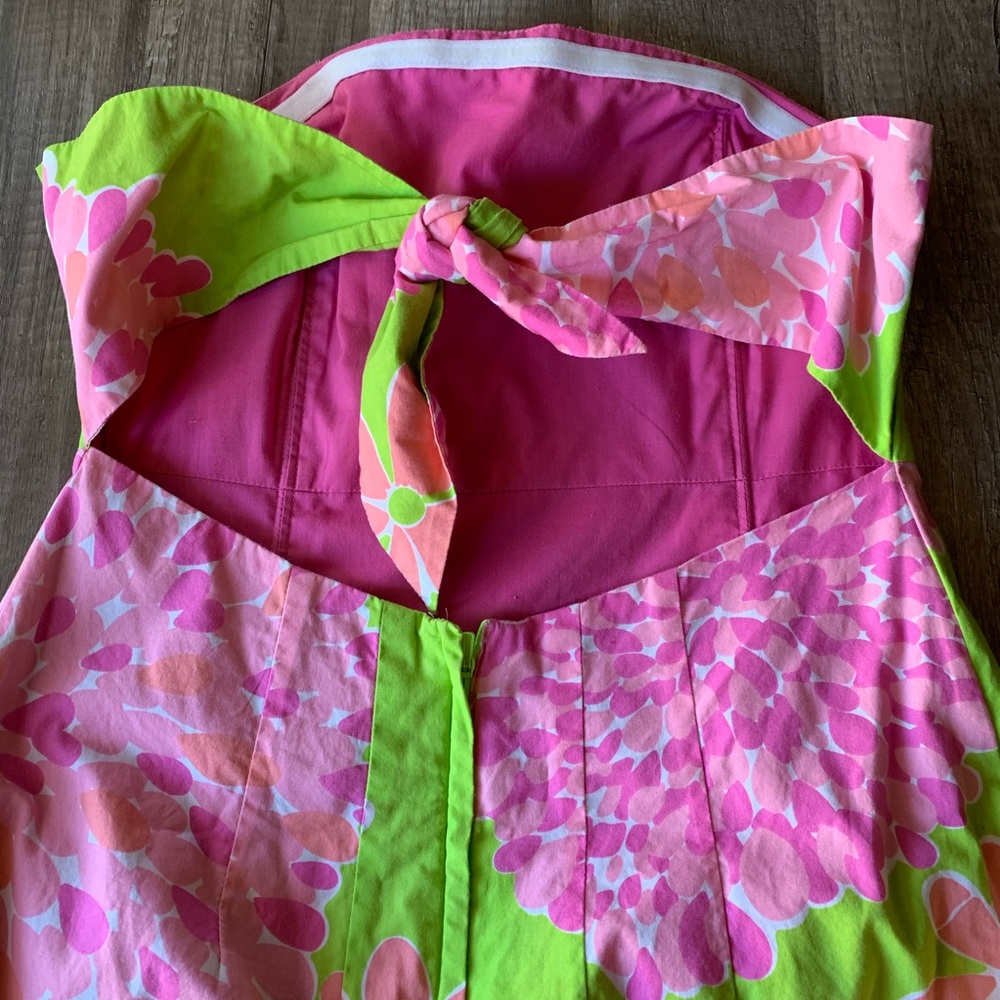 Lilly Pulitzer strapless dress - Picture 3 of 4